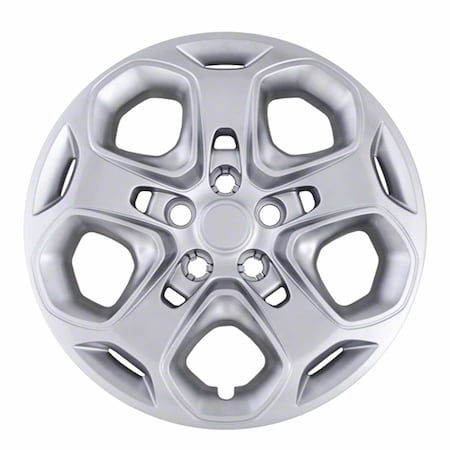 Coast2Coast 17", 5 Spoke, Silver, Plastic, Set Of 4, Push On IWC45717S